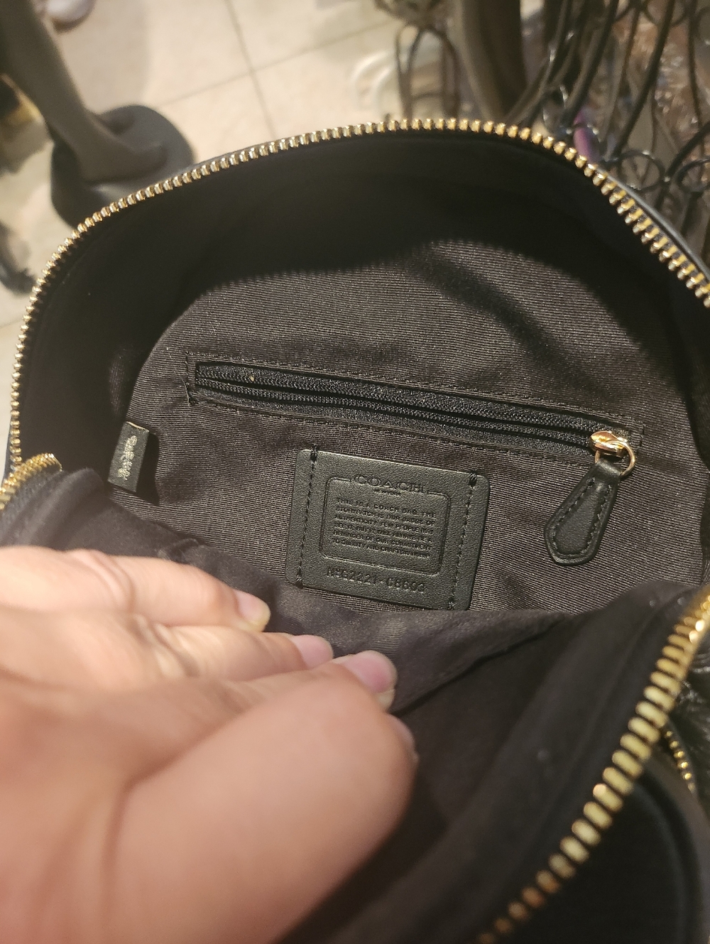 Coach leather Mini Court Backpack - Picture 8 of 10